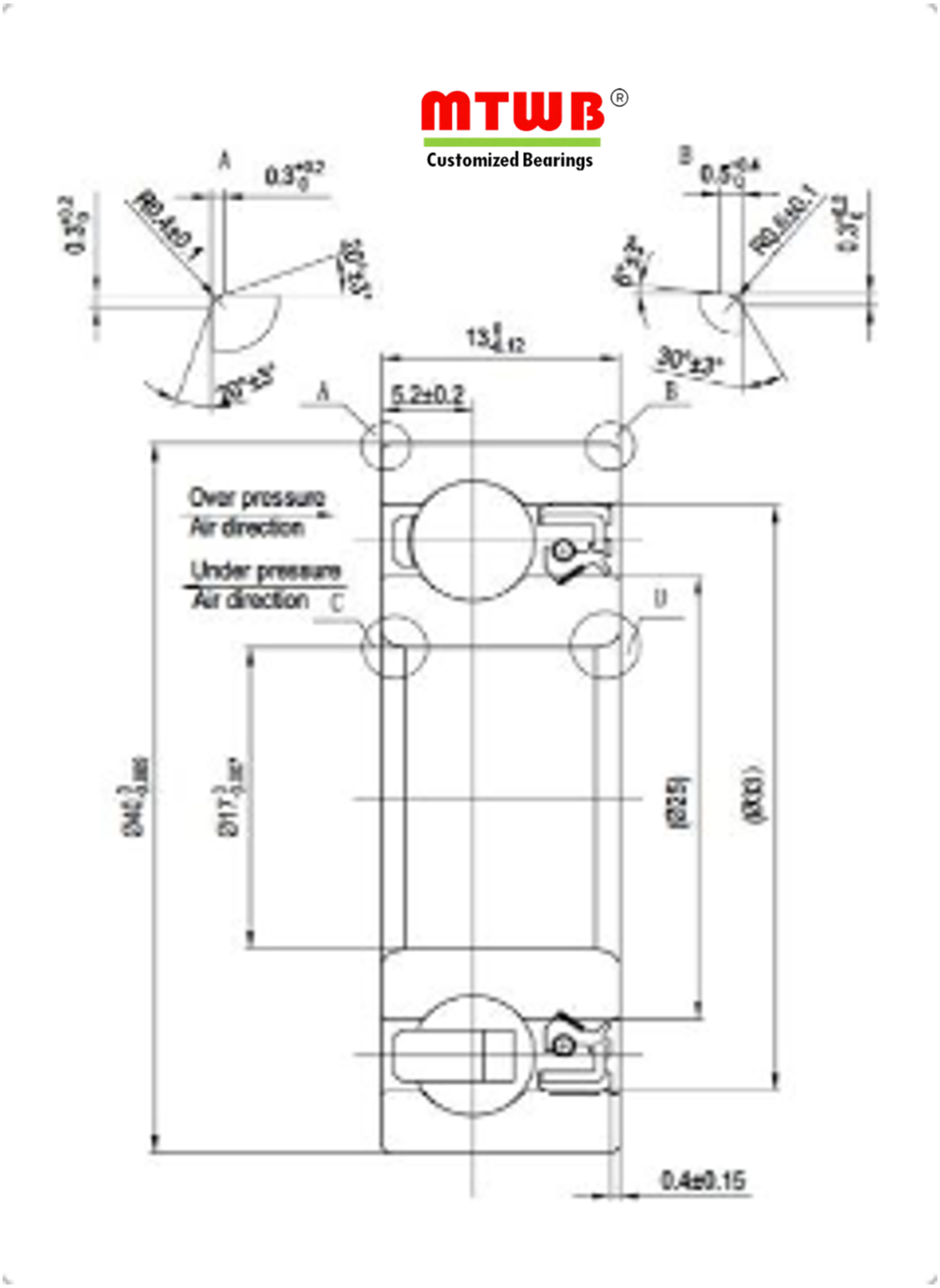 Vòng bi dụng cụ tay điện 6203 W13 FvLy TN9 A3 C3 V2 L10-6 cho dụng cụ điện gia công gỗ HUSQVARNA