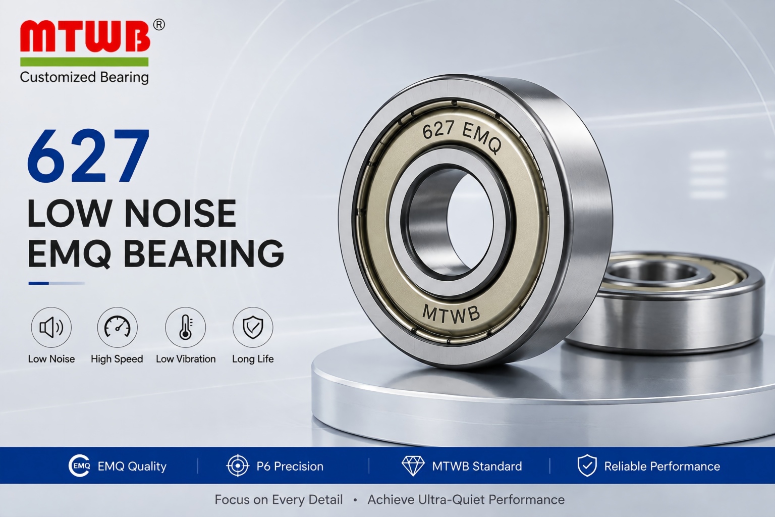 Vòng bi 627 EMQ giảm tiếng ồn